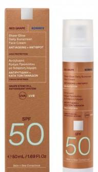 Korres Red Grape Fac.sunsc Tin Spf50 50ml, .